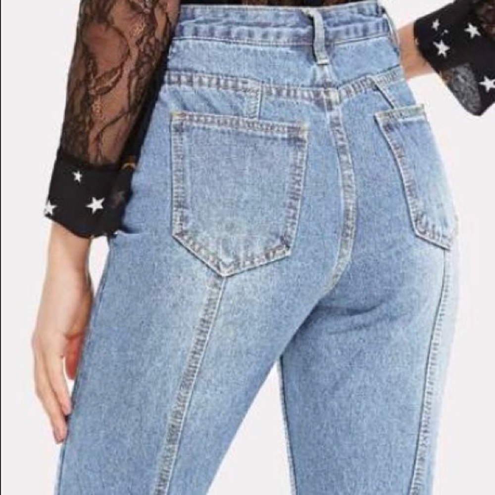High Waisted Mom Jeans